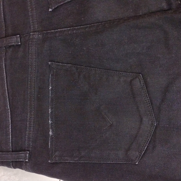 Hudson Los Angeles Barbara Super Skinny High Rise Black Five Pocket Color Jean - Picture 12 of 15